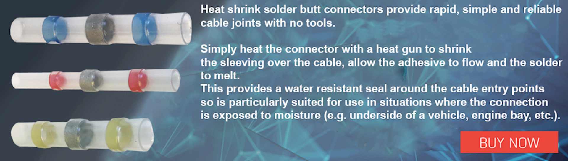 heat shrink solder connectors 